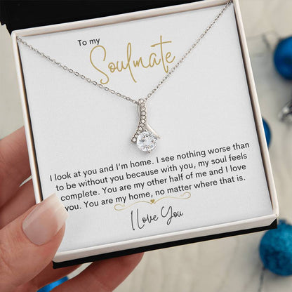 To My Soulmate | I Love You - Alluring Beauty necklace