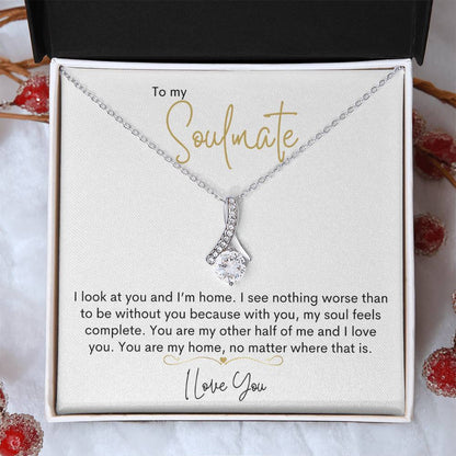 To My Soulmate | I Love You - Alluring Beauty necklace