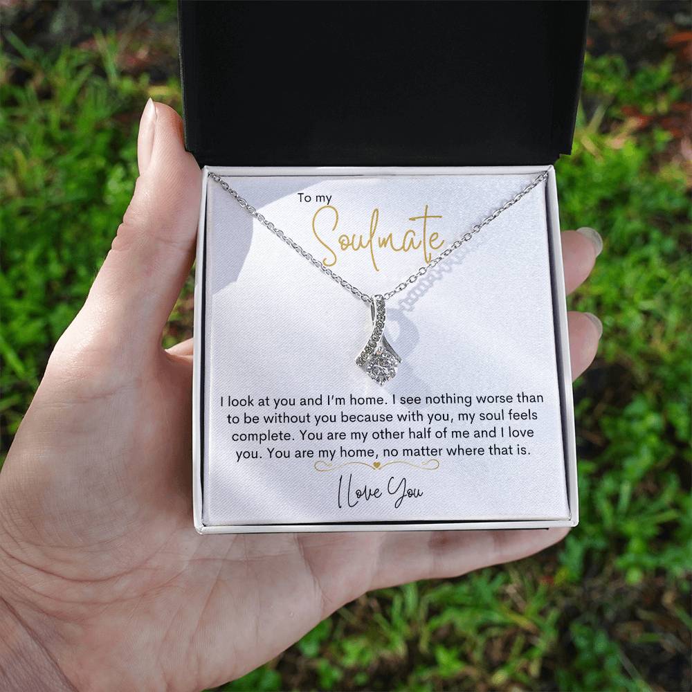 To My Soulmate | I Love You - Alluring Beauty necklace